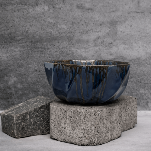 Mystic Blue Bowl  By Shivika's Pottery