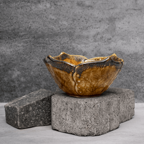 Rustic Brown Bowl By Shivika's Pottery