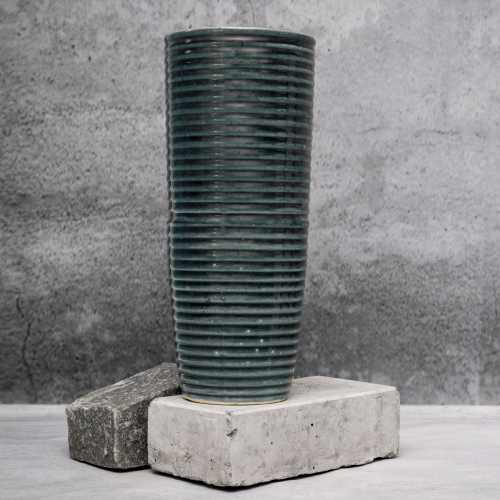 Lineate Striped Planter By Shivika's Pottery