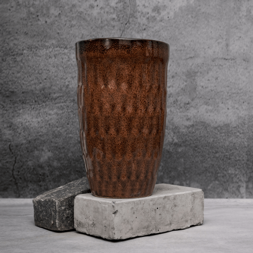 Brown Tribal Planter By Shivika's Pottery