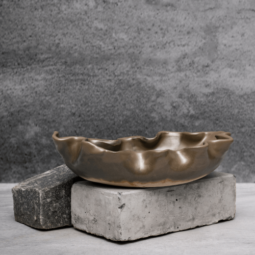 Asymmetrical Serving Tray By Shivika's Pottery