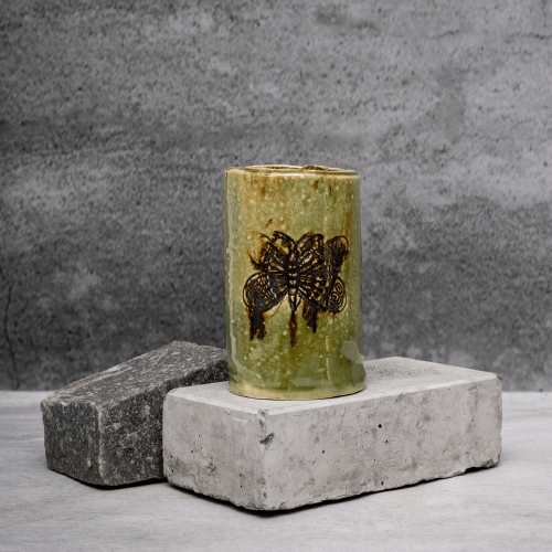 Dainty Butterfly Vase By Shivika's Pottery